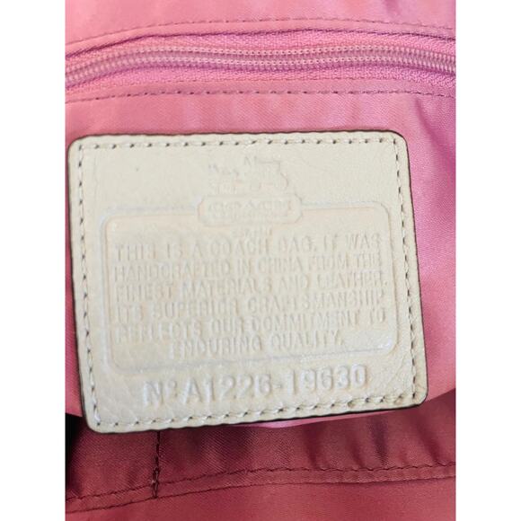 COACH MADISON Embossed Python Leather Lindsey Shoulder Bag Satchel Purse 19630 - Picture 10 of 10